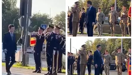 Nicușor Dan gafează din nou. Președintele României a uitat protocolul de stat în fața militarilor din Garda de Onoare. Șeful statului s-a învârtit pe loc până a primit ajutor
