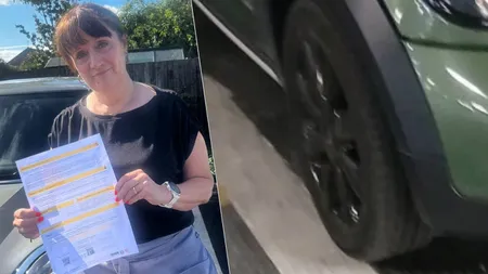 Amenda pe care a primit-o o șoferiță pentru că a călcat 5 centimetri din marcajul de parcare: „Am crezut că e o glumă”