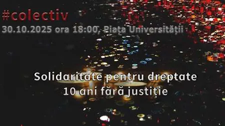 Marș în București, la 10 ani de la incendiul din Colectiv. Oamenii cer dreptate: 
