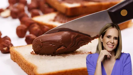 Mihaela Bilic ne spune câtă cremă tartinabilă cu ciocolată ar trebui să mâncăm