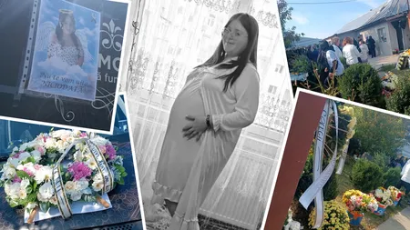 Durere fără margini: Mirela, gravida moartă în explozia din Rahova, a fost înmormântată în rochie de mireasă