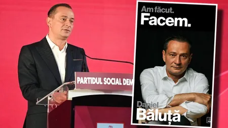 Alegeri Primăria Capitalei 2025. Daniel Băluţă, validat candidat al PSD la Primăria Generală. Edilul de la Sectorul 4 și-a lansat sloganul de campanie: 