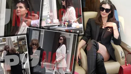 Monica Gabor, surprinsă de paparazzi în România. Cu cine s-a întâlnit fosta doamnă Columbeanu