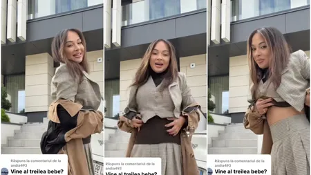 Vlăduța Lupău le-a arătat fanilor burtica de 