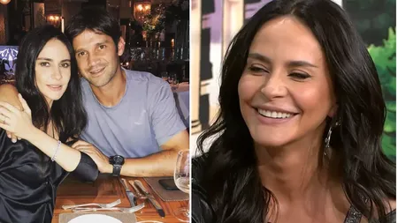 Adelina și Cristi Chivu, o fotografie rară de cuplu. 