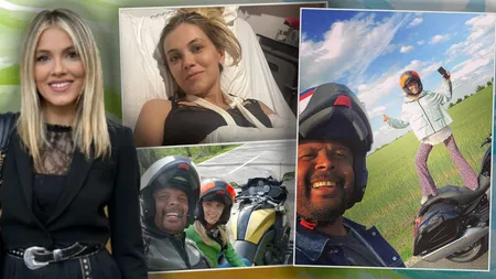 Cum se simte Andreea Ibacka după accidentul de motocicletă. Soția lui Cabral încă se recuperează și a rămas marcată: 