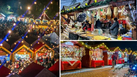 Târg de Crăciun București 2025. Cât costă să închiriezi o căsuță pentru a vinde pomana porcului și fasole cu ciolan