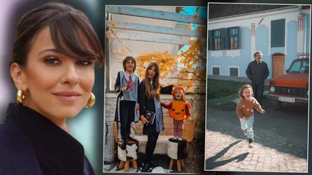 Dana Rogoz, vacanță cu familia la Viscri! Cum arată curtea casei pe care a restaurat-o. FOTO