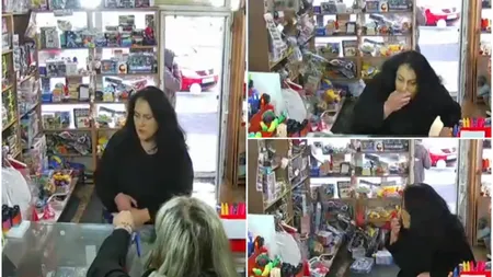 Un magazin aflat la sute de metri distanță de blocul distrus de explozia din Rahova, zguduit mai ceva ca la cutremurele din Japonia. VIDEO