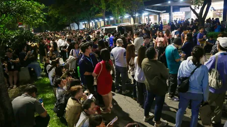 VIDEO Filmare spectaculoasă cu momentul când cutremurul din Filipine lovește insula Cebu. Cel puțin 60 de persoane au murit și energia electrică a picat