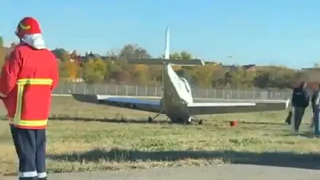 Alertă pe Aeroportul Băneasa! Avion la un pas de prăbușire la aterizare, roata din față s-a rupt. Toate zborurile s-au anulat