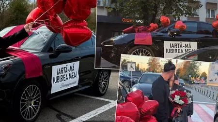 Cine este bărbatul care a plimbat prin Cluj un Porsche pe care scria „iartă-mă, iubirea mea!”. Imaginile au devenit virale pe internet