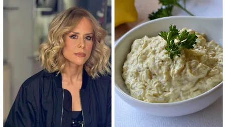 Salată de vinete dietetică. Cu ce înlocuiește Mihaela Bilic uleiul: ”Gustul e minunat, merită încercat!”