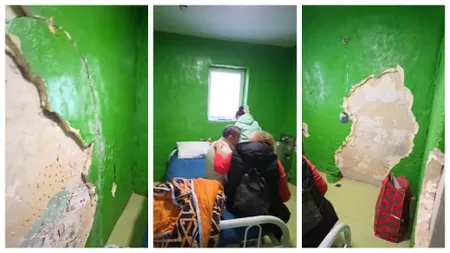 Pereți crăpați și condiții inumane, la Spitalul Județean Dr. Turnu Severin. Cum a fost izolat un pacient cu COVID. ”Condițiile din penitenciare sunt mult superioare acestui spital”