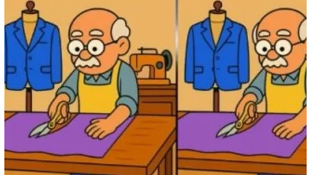 Test IQ. Descoperă diferența dintre cele două imagini în 10 secunde. Doar cei cu ochi de vultur își vor da seama