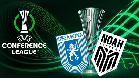Universitatea Craiova - Noah 1-1, în Conference League. Cu un punct nu se face primăvară!