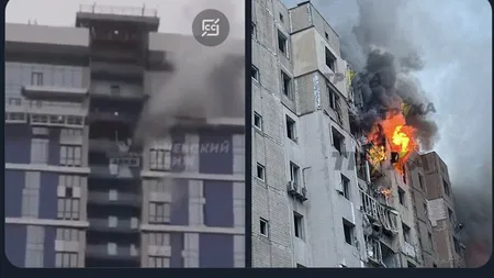 S-a dezlănţuit iadul, cerul s-a înroşit de drone şi rachete la est de România. Rusia, lovită masiv cu peste 200 de drone, după ce Moscova a paralizat Kievul cu un atac nocturn