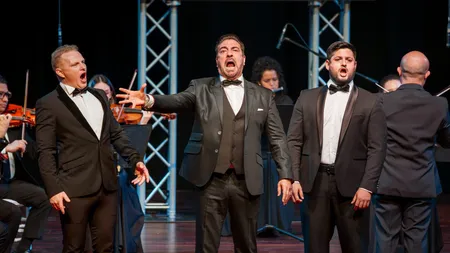 Tenorul ȘTEFAN von KORCH a cucerit publicul în concertele „Los Tres Tenores” din America Centrală