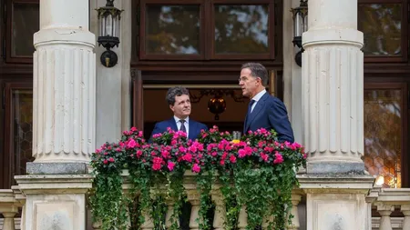 Ce și-au șoptit Nicușor Dan și Mark Rutte, la un suc pe balconul de la Cotroceni. ”Avem aliați şi suntem bine protejați”