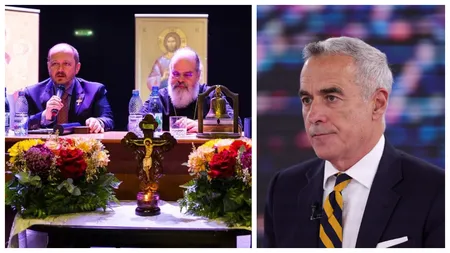 Scandal-monstru cu Adrian Papahagi și un preot care îl susține pe Călin Georgescu! Poliția a intervenit de urgență. ”Ieși afară! N-ai ce căuta aici! Ați anulat alegerile!” / ”Un provocator georgist. Nu poți celebra viața și dreptatea și să-l admiri pe Putin”