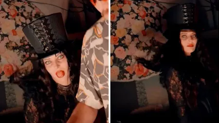 Delia Matache a SPERIAT colindătorii de Halloween! Artista a făcut furori cu ținuta ei la cea mai tare petrecere din București