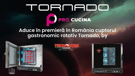 Pro Cucina lansează în premieră în România cuptorul gastronomic rotativ Tornado