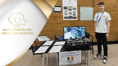 Un adolescent din București construiește roboți care pot salva vieți. Povestea lui Cătălin Constantinescu 