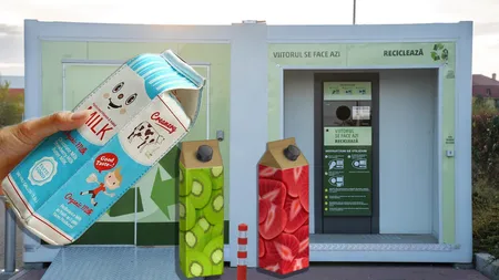 Ambalajele pentru care primești voucher de 50 de bani chiar dacă nu plătești garanție. Lista magazinelor care colectează recipiente de carton