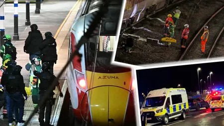 Atac sângeros într-un tren din Marea Britanie. 10 persoane au fost înjunghiate, 9 dintre ele se află în stare critică