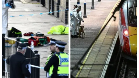 Român, martor la prinderea bărbatului care a înjunghiat 10 oameni într-un tren din Marea Britanie. Ce le-a spus agresorul polițiștilor: ”Ținea cuțitul drept, a repetat de vreo trei-patru ori”