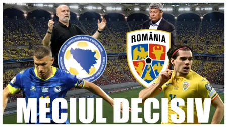 Bosnia - România 3-1 în preliminariile CM 2026. Tricolorii merg la baraj prin Liga Naţiunilor