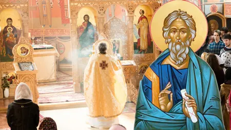 Calendar ortodox 30 noiembrie 2025. Zi mare pentru creștini, cu cruce roșie. Sfântul Apostol Andrei, ocrotitorul României. Rugăciunea care îți aduce liniștea în casă