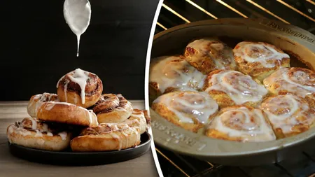 Cinnamon rolls, desertul cu parfum de Crăciun care îți face iarna mai frumoasă. Rețeta simplă pentru un preparat perfect