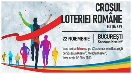 Crosul Loteriei Române. ”Aleargă pentru sănătatea ta!”