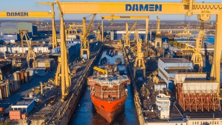 Adio criză la șantierul naval Damen Mangalia. Statul român intervine cu miliarde de euro pentru a-l salva de la faliment