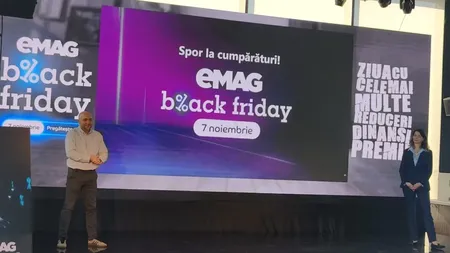 Black Friday 2025. eMag vine cu surprize în premieră la cea de-a 15-a ediție a evenimentului cu cele mai mari reduceri din an: bilete începând de la 10 lei la cele mai importante concerte din 2026, abonamente pentru energie electrică