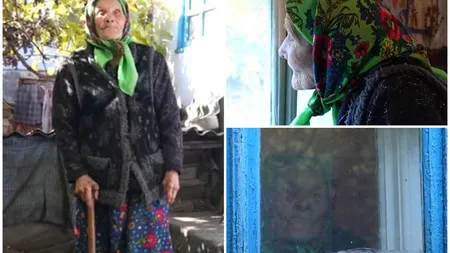 Cum își trăiește bătrânețea o femeie de 100 de ani. Tanti Eugenia coase, face de mâncare și se uită toată ziua pe geam, deși nu vede nimic: 