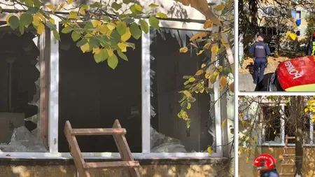 Explozie urmată de incendiu într-un bloc din Timișoara. Pompierii intervin de urgență