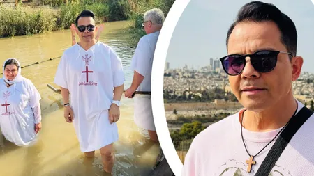 Jean de la Craiova s-a botezat la 55 de ani. Artistul a mers într-un pelerinaj în Israel: „A fost revelator”
