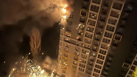 Atac masiv al Rusiei în Kiev. O persoană a murit şi alte 15 au fost rănite