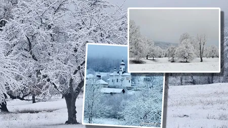 Prognoza meteo 20 noiembrie. Când scăpăm de ninsori. Se anunță maxime de până la 19 grade