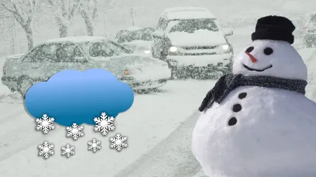 Prognoza meteo 29 noiembrie. Ploi puternice, ninsori si temperaturi de înghet în weekend