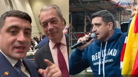 Nigel Farage, susținut de George Simion, vrea să taie beneficiile sociale pentru românii din Marea Britanie. Liderul AUR l-a sprijinit și pe extremistul Tommy Robinson, care dorește deportarea în masă a românilor din UK