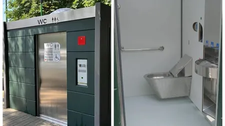 WC la preț de apartament! O primărie de provincie nu dă doi bani pe austeritatea lui Bolojan: a cumpărat o toaletă publică inteligentă cu 64.000 de euro