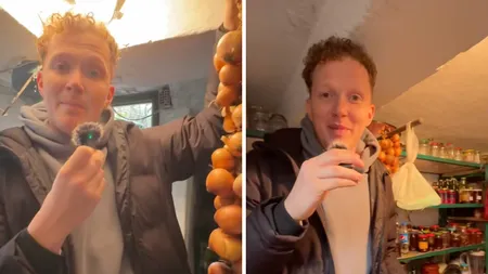 Un olandez a rămas uimit după ce a intrat în cămara socrului român: „Cu usturoi poţi scăpa de vampiri”