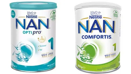 Alertă în magazinele din România. Laptele praf NAN, contaminat cu o bacterie periculoasă pentru copii