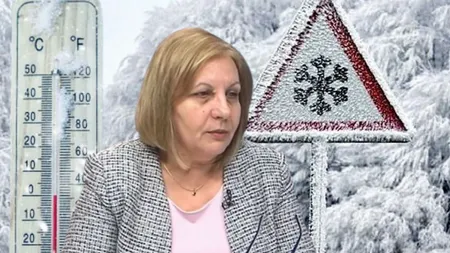 Şefa ANM anunţă vreme extremă şi de Revelion. Gerul Bobotezei vine mai devreme: ninsori şi temperaturi de -10 grade Celsius!