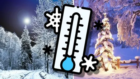 PROGNOZA METEO de Crăciun 2025, scenarii sumbre de la ANM: răcire puternică şi precipitaţii puţine sau răcire moderată şi precipitaţii accentuate