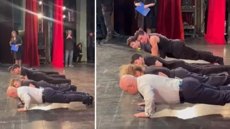 Emil Boc a executat 30 de flotări la Gala de excelență „Zece pentru Cluj”. A ținut piept cu mai mulți sportivi profesioniști