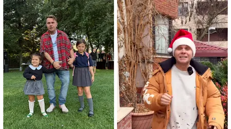 Ce surpriză le-a pregătit Codin Maticiuc fetelor sale de Crăciun. Tradiția pe care actorul o respectă an de an